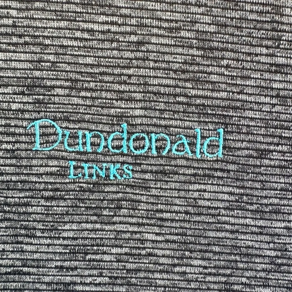 FOOT JOY FJ Men XL Approach Quarter-Zip Performance Pullover DUNDONALD LINKS EUC